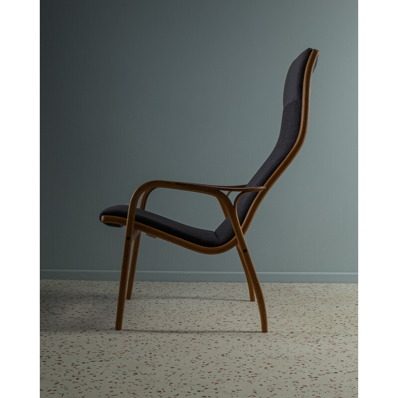 Lamino" vintage fauteuil met voetsteun door Yngve Ekström voor Swedese, Zweden 1950