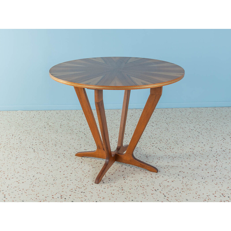 Vintage dark stained beechwood side table by Ilse Möbel, Germany 1950s