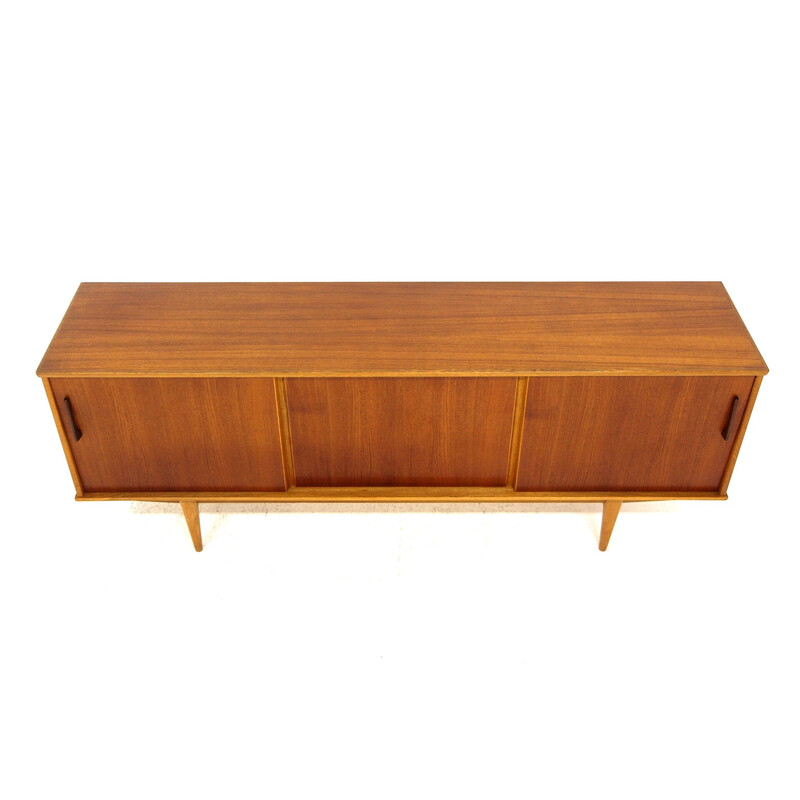 Vintage teak and oakwood sideboard, Sweden 1960