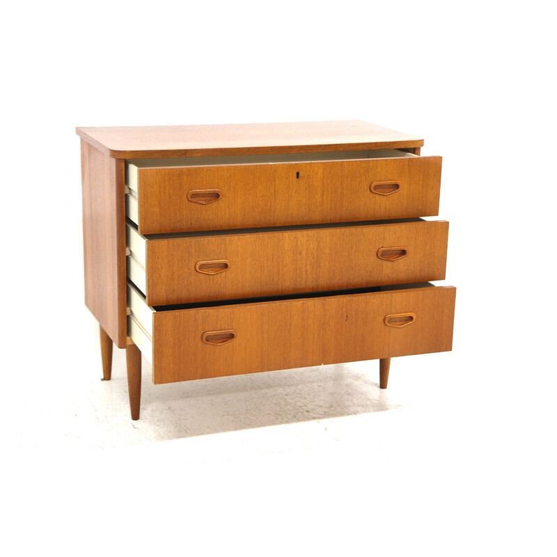 Vintage teak chest of drawers, Sweden 1960