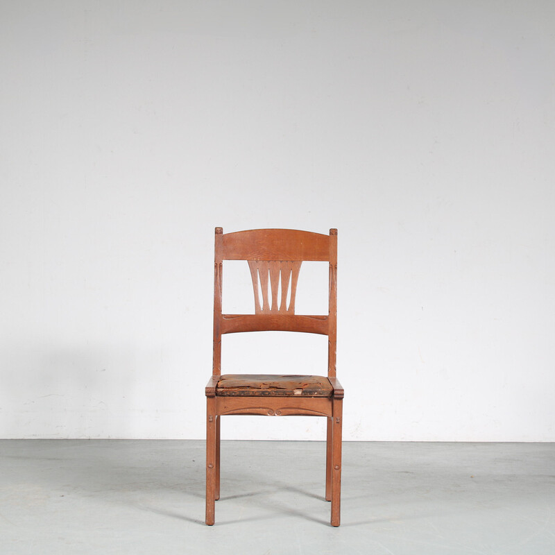 Vintage chair by Gerrit Willem Dijsselhof for E.J. van Wisselingh, Netherlands 1900s