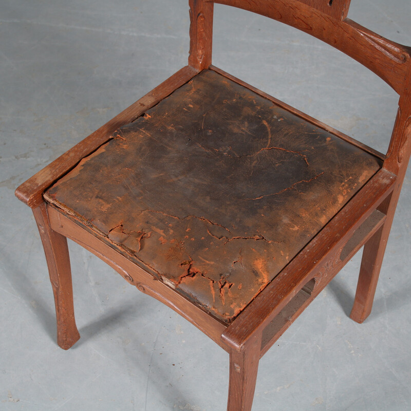 Vintage chair by Gerrit Willem Dijsselhof for E.J. van Wisselingh, Netherlands 1900s