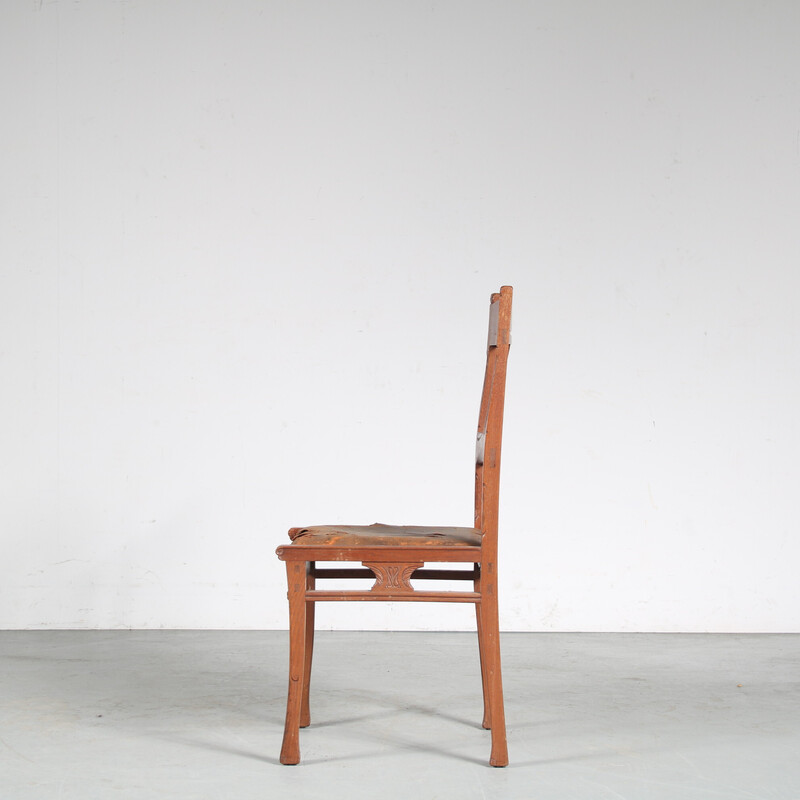 Vintage chair by Gerrit Willem Dijsselhof for E.J. van Wisselingh, Netherlands 1900s