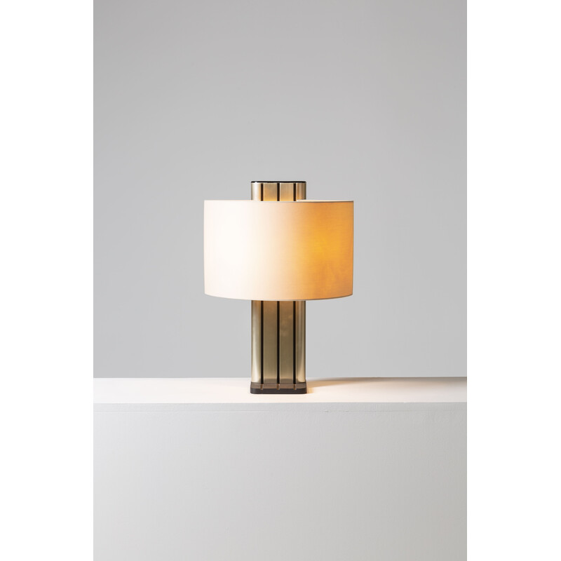 Vintage lamp by Jean-Pierre Vitrac for Verre Lumière, 1983