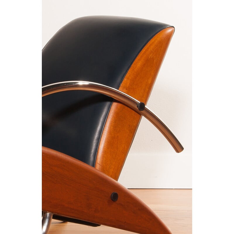 "Streamline" fauteuil lounge, Klaus WETTERGREN - 1980