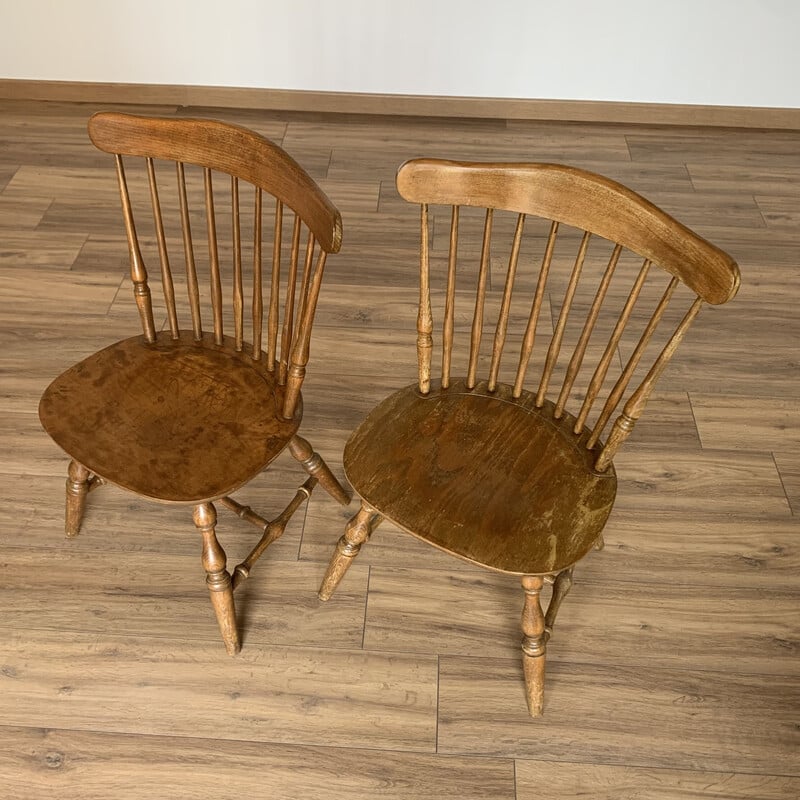 Pair of vintage windsor chairs by Nesto, 1960