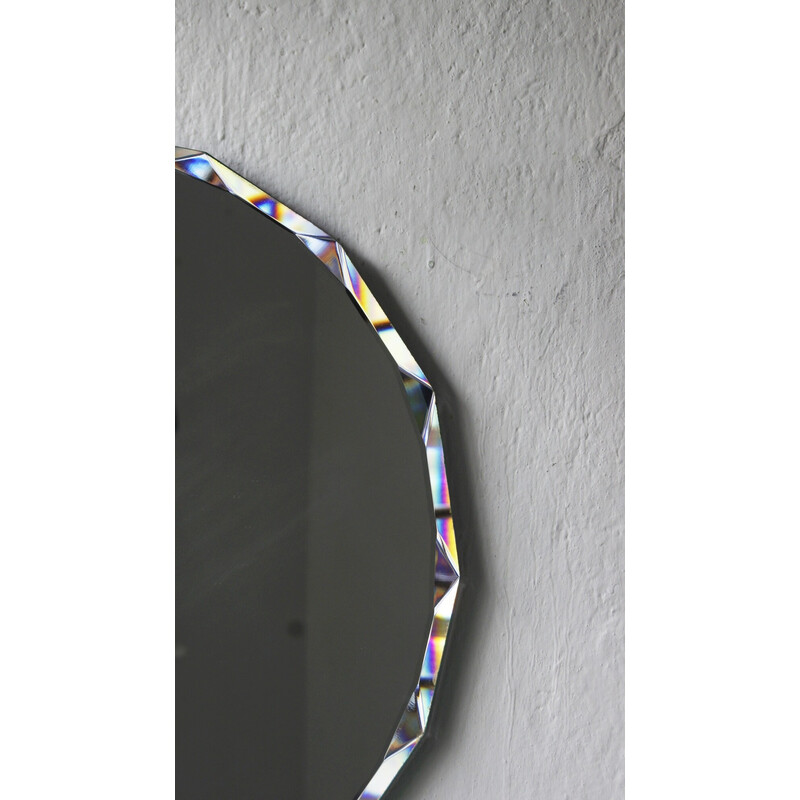 Vintage crystal mirror