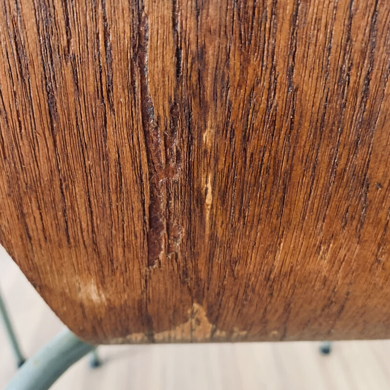 Pareja de sillas vintage 3107 de madera curvada de Arne Jacobsen