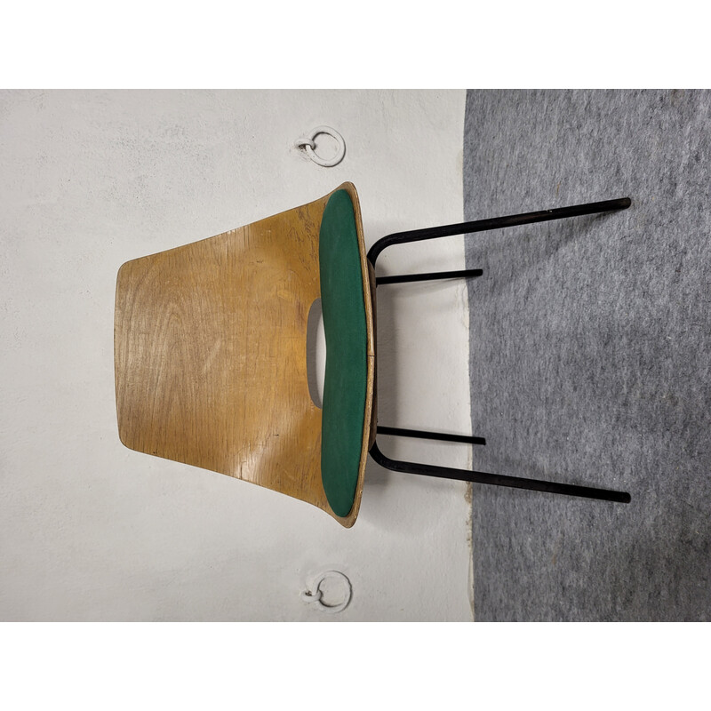 Coppia di sedie vintage a botte Amsterdam di Pierre Guariche per Steiner, 1950