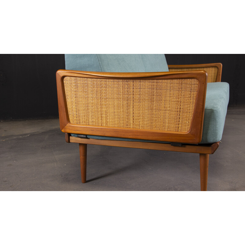 Fd 451 sofá-cama vintage por Peter Hvidt e Orla Mølgaard Nielsen para França e Filho, 1956