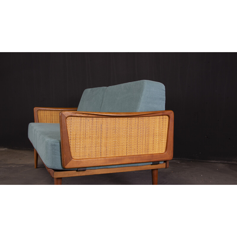 Fd 451 sofá-cama vintage por Peter Hvidt e Orla Mølgaard Nielsen para França e Filho, 1956