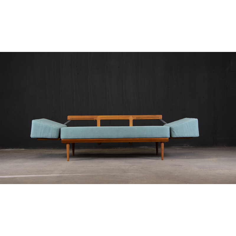 Vintage sofa bed Fd 451 by Peter Hvidt and Orla Mølgaard Nielsen for France and Son, 1956