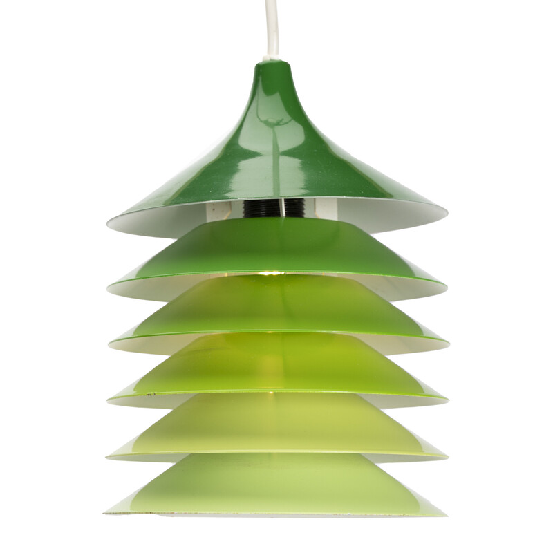 Vintage Duett groene ophanging door Bent Gantzel Boysen voor Ikea