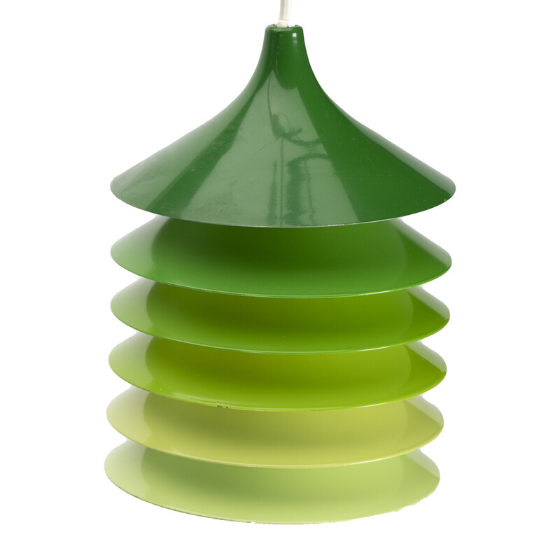 Vintage green Duett pendant lamp by Bent Gantzel Boysen for Ikea
