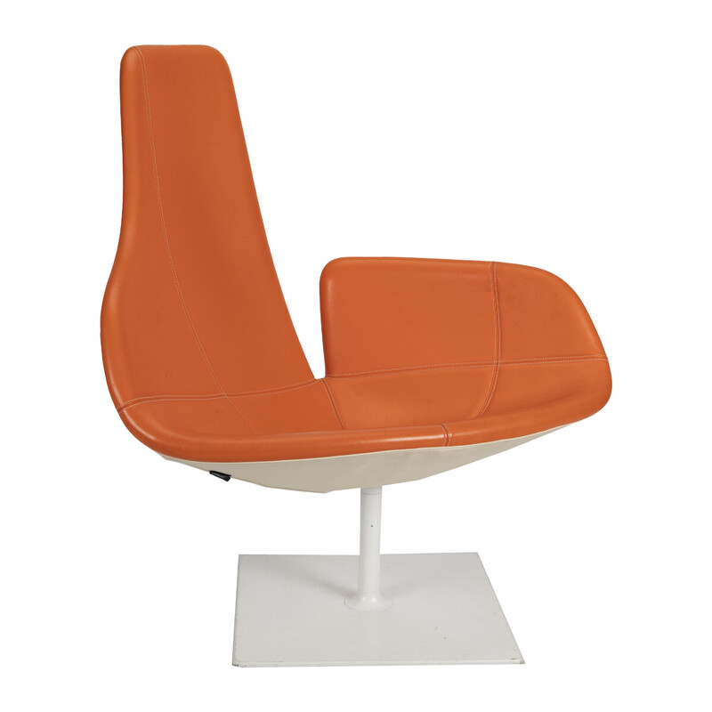 Fauteuil vintage Fjord orange par Patricia Urquiola pour Moroso