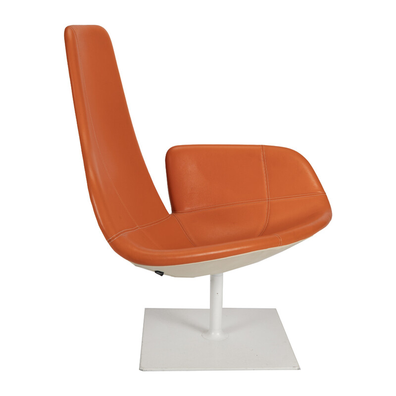 Vintage Fjord orange armchair by Patricia Urquiola for Moroso