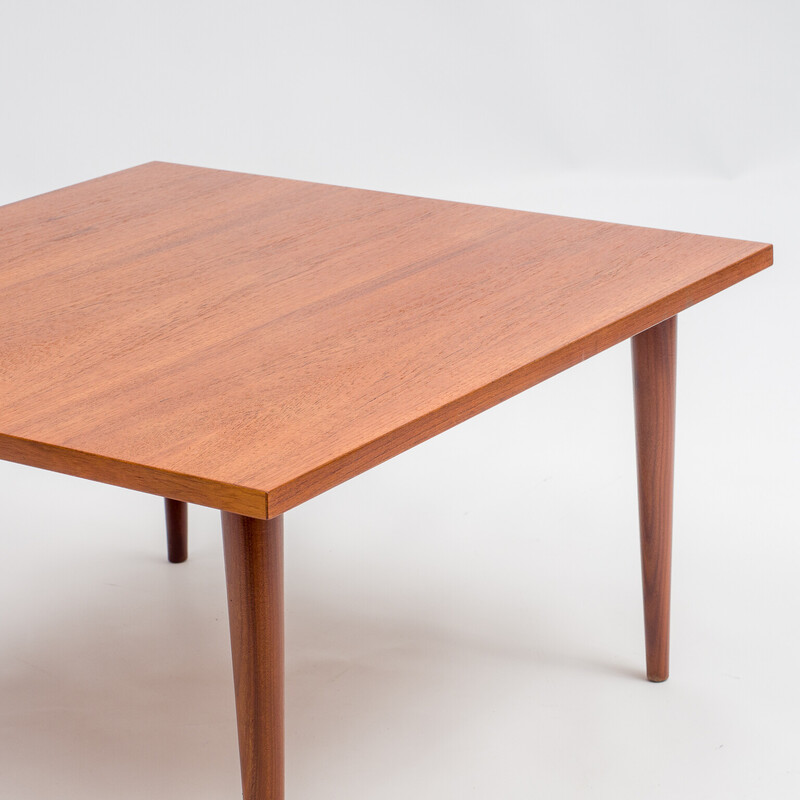 Mesa de centro de teca vintage de Ingmar Relling para Ekornes, Noruega años 60