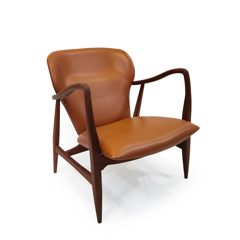 Vintage fauteuil van Arnold Madsen en Henry Schubell voor Bovenkamp, Nederland 1950