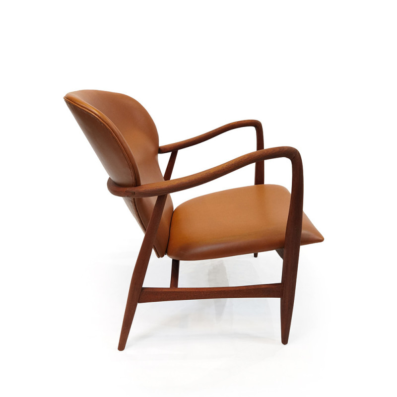 Vintage armchair by Arnold Madsen and Henry Schubell for Bovenkamp, Netherlands 1950
