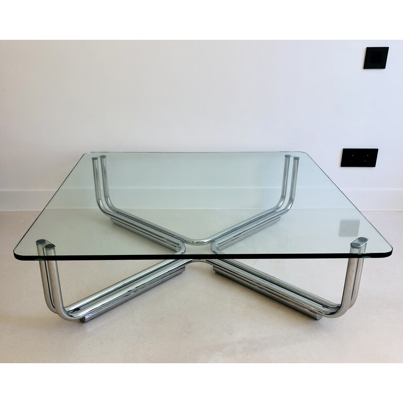 Vintage coffee table model 784 by Gianfranco Frattini for Cassina, Italy 1968