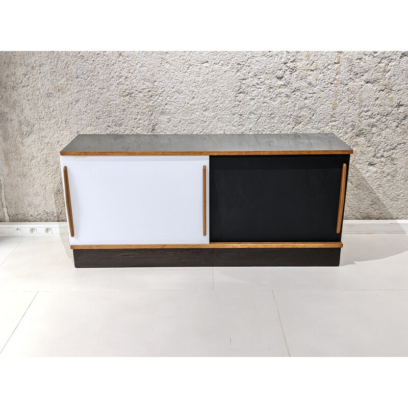 Vintage Cansado two-door highboard by Charlotte Perriand for Steph Simon, 1954