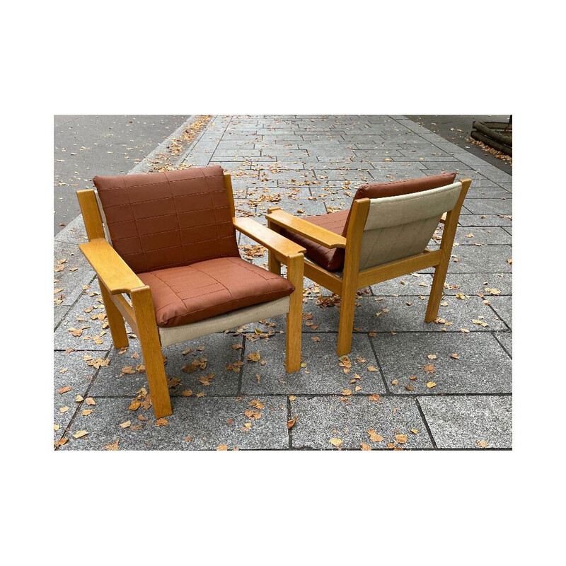 Paire de fauteuils scandinave suédois vintage par Karin Mobring, 1960-1970