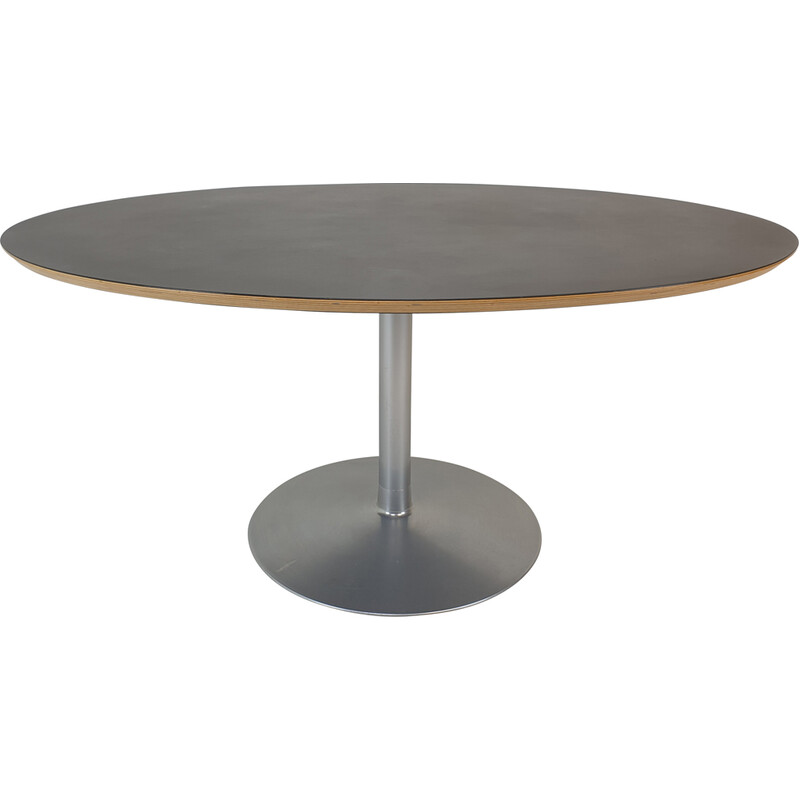 Vintage oval dining table by Pierre Paulin for Artifort, 1960s