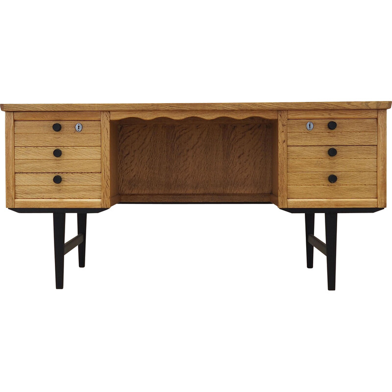 Bureau danois vintage en chêne par Henning Kjaernulf, 1960