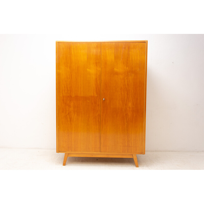 Vintage beechwood cabinet by Jitona Soběslav, Czechoslovakia 1970s