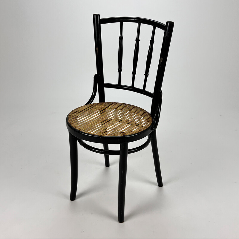 Thonet Vintage-Stuhl aus gebogenem Holz, 1930