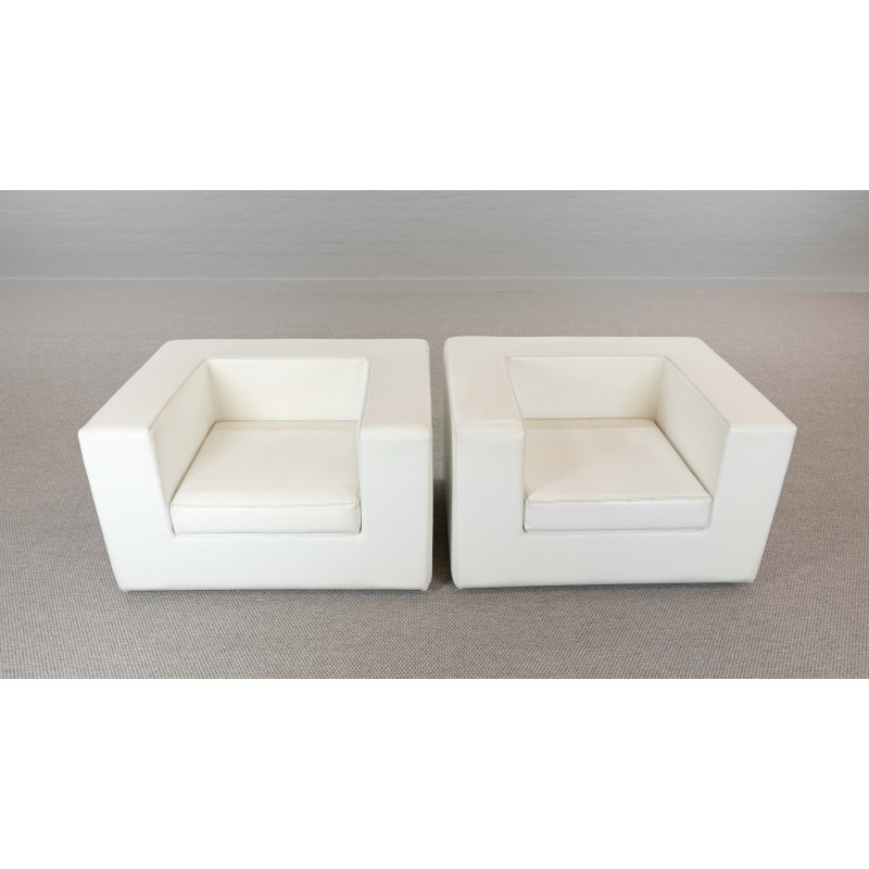 Pareja de sillones vintage Throw Away de Willie Landels para Zanotta, 1965