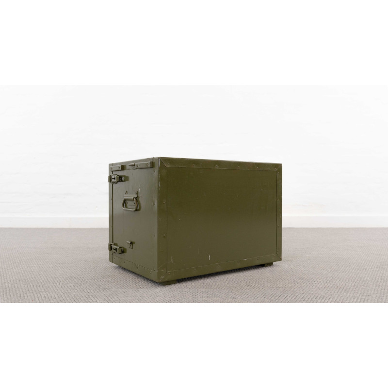 Vintage military medical chest of drawers with locking-door