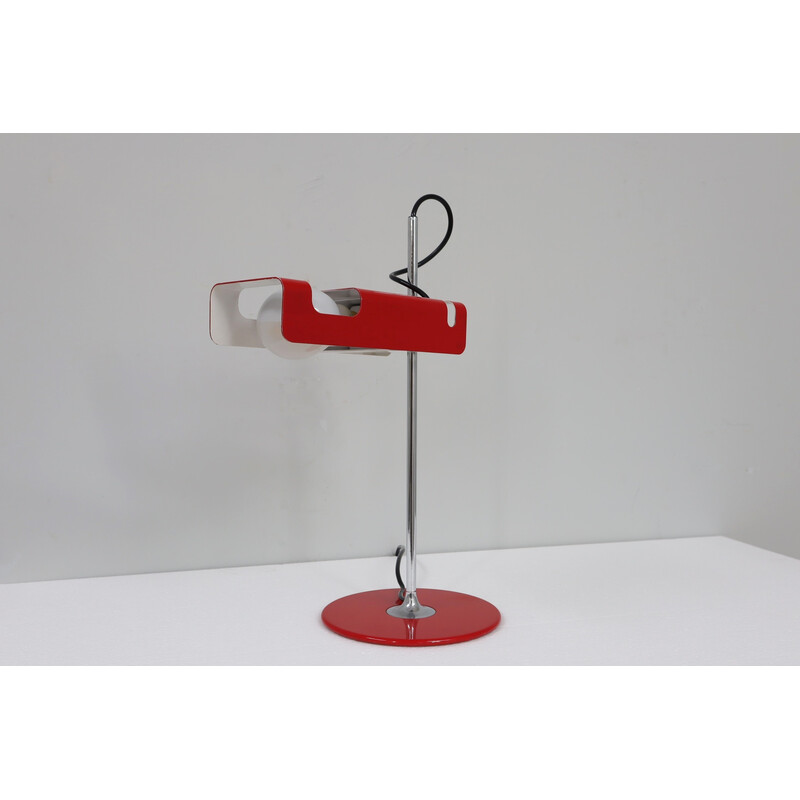Vintage Spider table lamp by Joe Colombo for Oluce, Italy 1970s