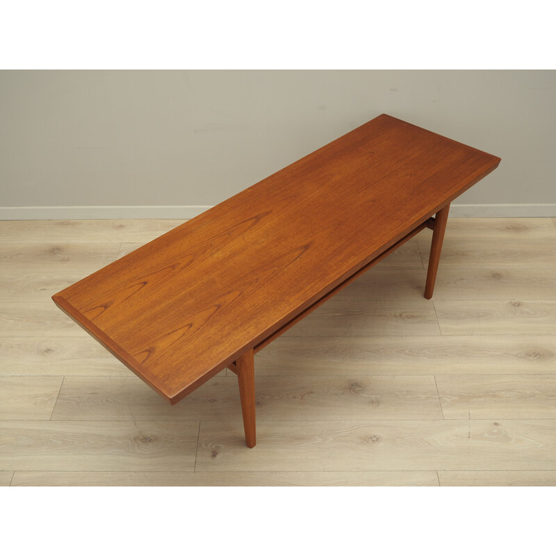 Vintage coffee table with teak veneer, 1960-1970s