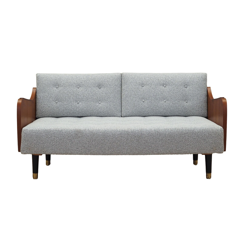 Vintage-Sofa aus Teakholz, Dänemark 1970