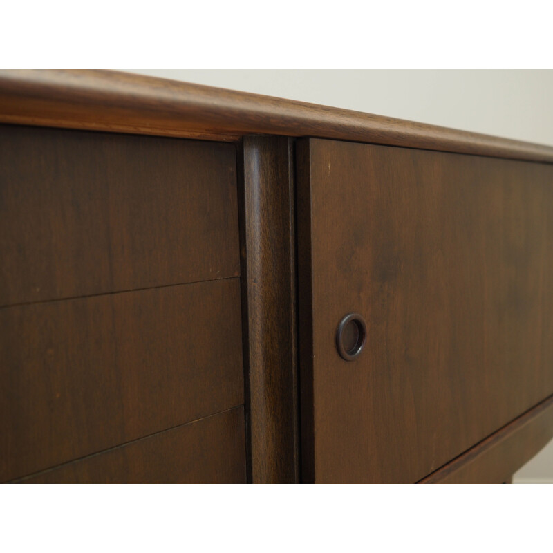 Credenza vintage in noce, Danimarca 1960