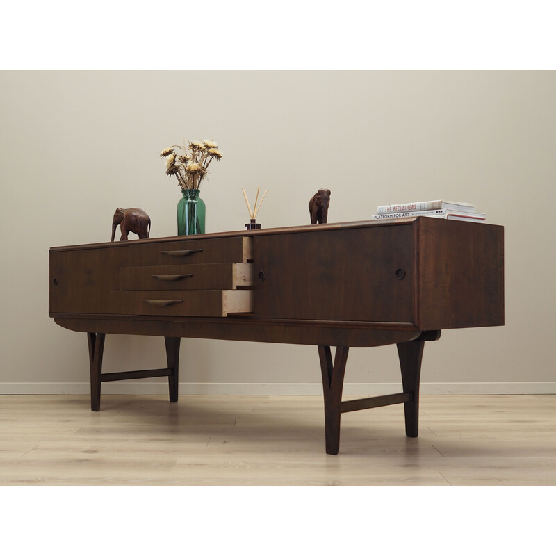 Vintage walnut sideboard, Denmark 1960s