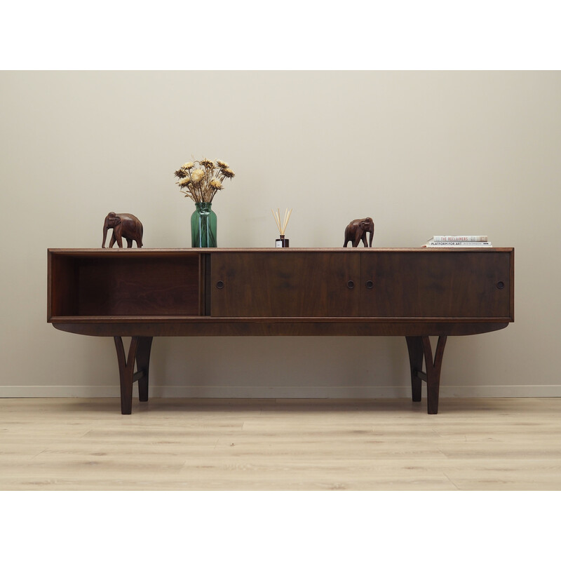 Vintage walnut sideboard, Denmark 1960s