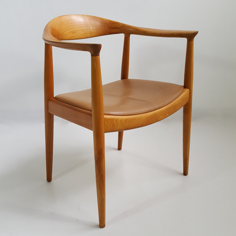 Fauteuil scandinave "The Chair" PP Møbler, Hans WEGNER - 2000