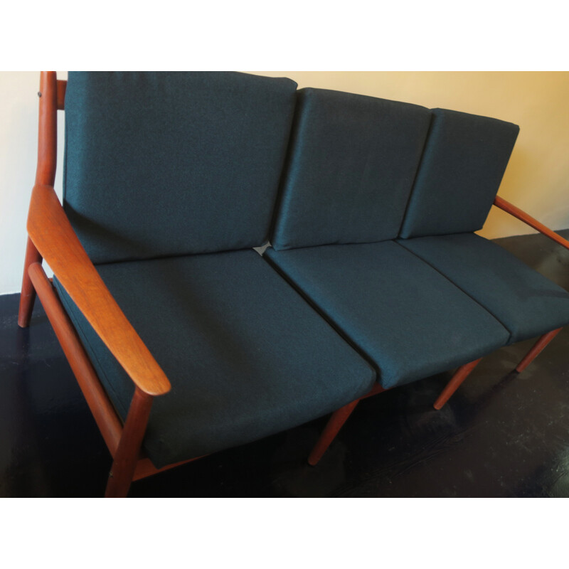 Dänisches 3-Sitzer-Sofa im Vintage-Look aus Teakholz von Svend Age Eriksen für Glostrup, 1960