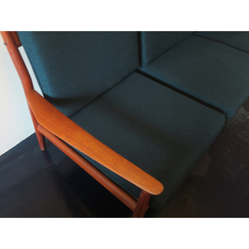 Dänisches 3-Sitzer-Sofa im Vintage-Look aus Teakholz von Svend Age Eriksen für Glostrup, 1960