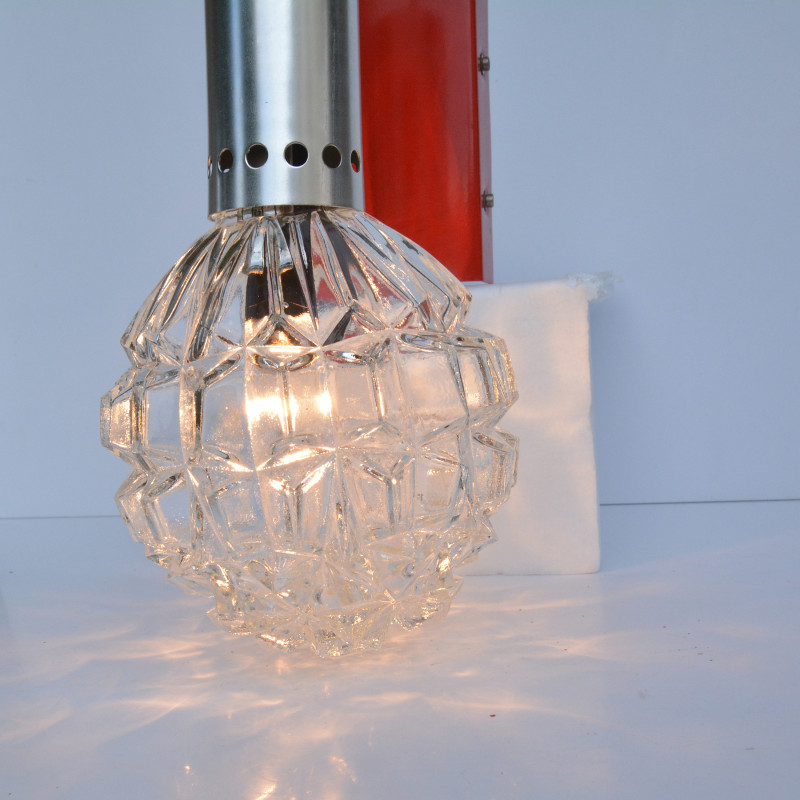 Vintage wall lamp by Veb Narva Leuchten, Germany 1970s