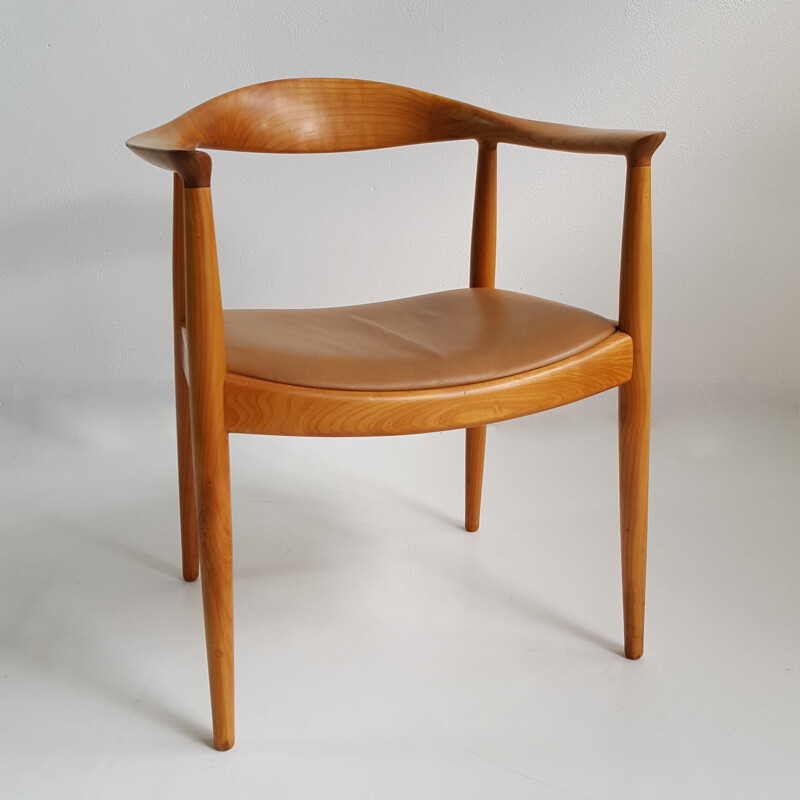 Fauteuil scandinave "The Chair" PP Møbler, Hans WEGNER - 2000