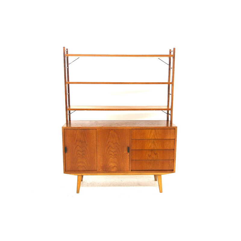 Vintage teak bookcase, Sweden 1960