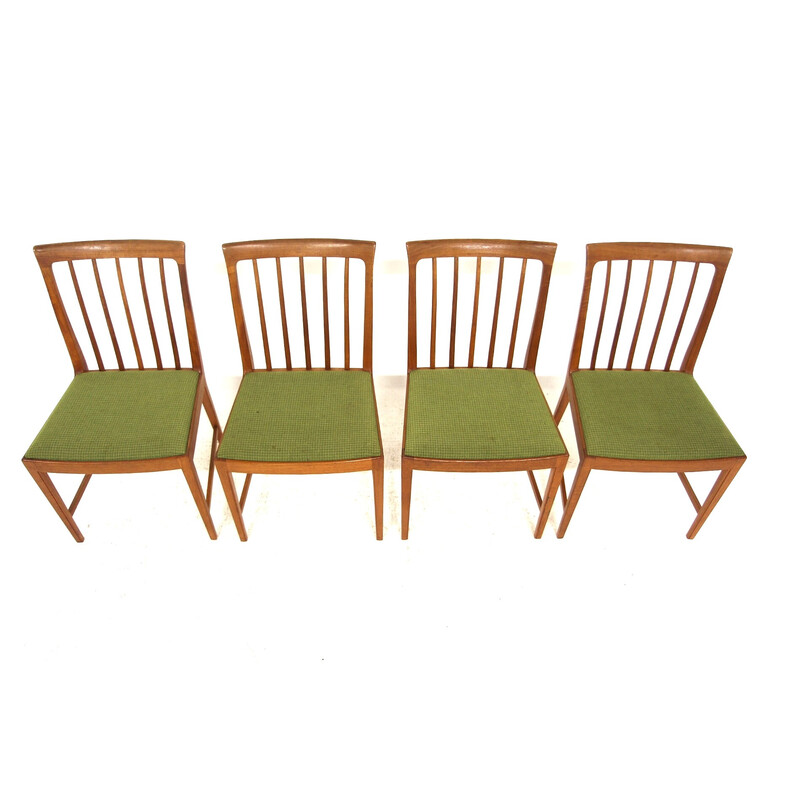 Set di 4 sedie vintage in teak di Bertil Fridhagen per Bodafors, Svezia 1960