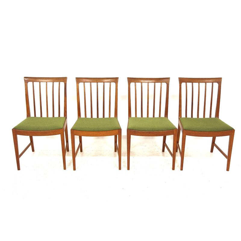 Set di 4 sedie vintage in teak di Bertil Fridhagen per Bodafors, Svezia 1960