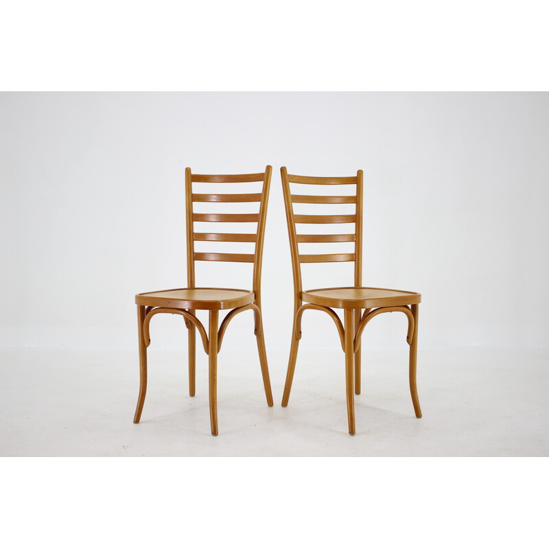 Set of 4 vintage Italian dining chairs, 1970s