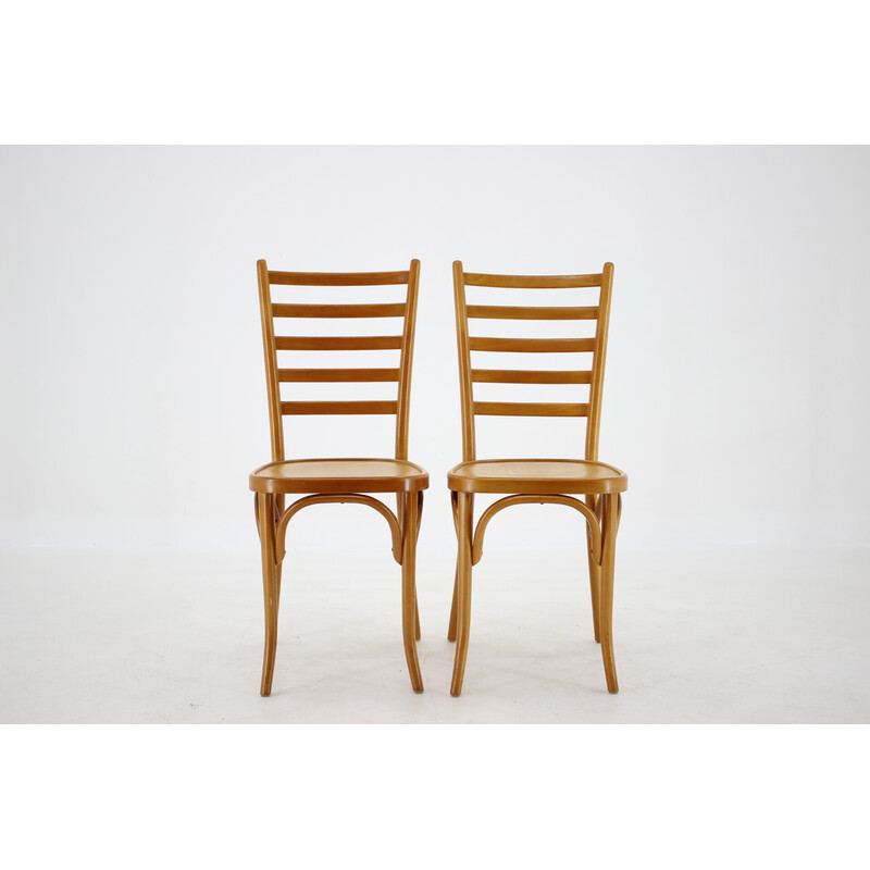 Set of 4 vintage Italian dining chairs, 1970s