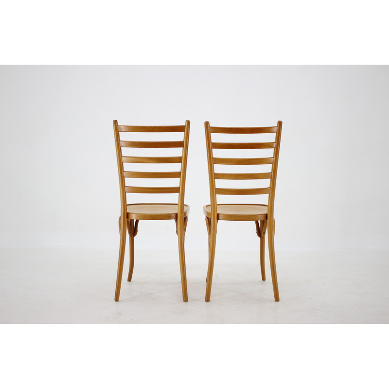 Set of 4 vintage Italian dining chairs, 1970s