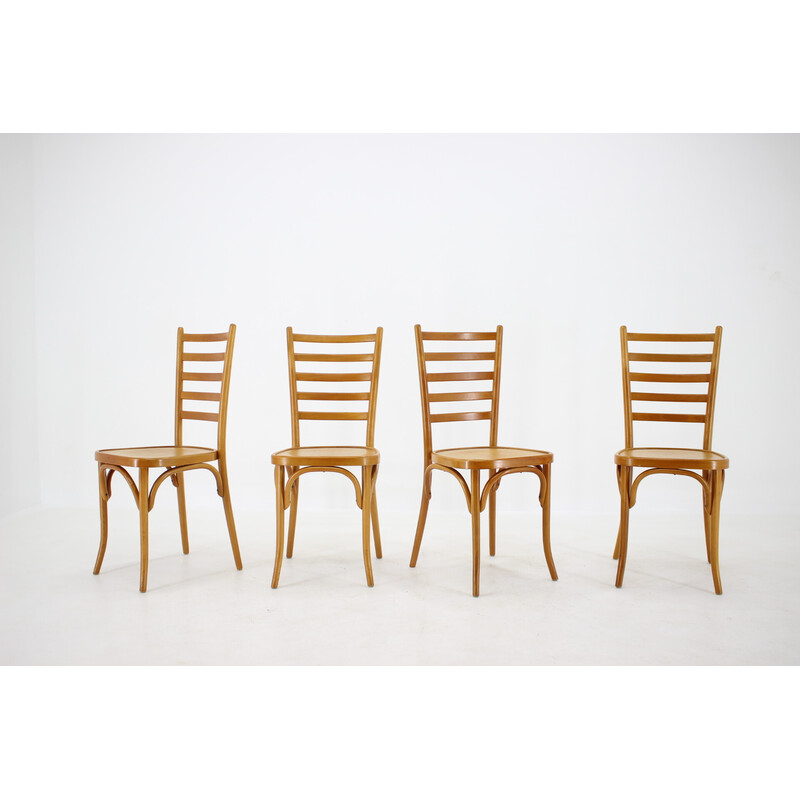 Ensemble de 4 chaises italiennes vintage, 1970